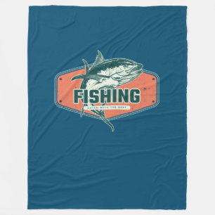 Catch With The Best Fishing Fleece Blanket
