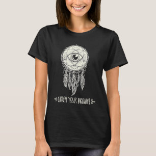 Catch Your Dreams  Spiritual Dream Catcher Goa Psy T-Shirt