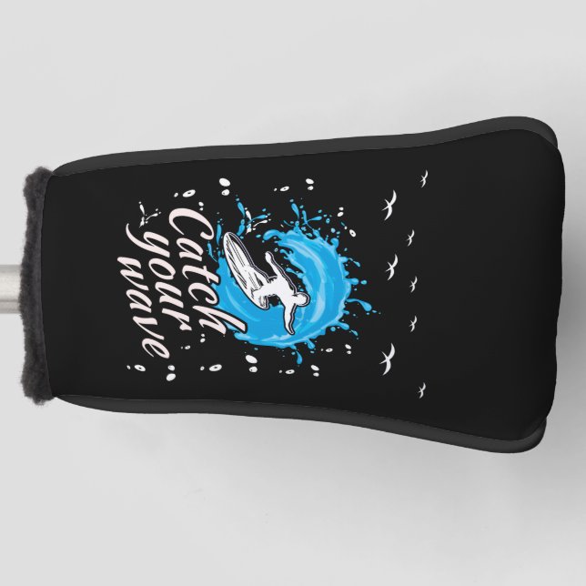 Catch Your Wave Golf Head Cover (Front)