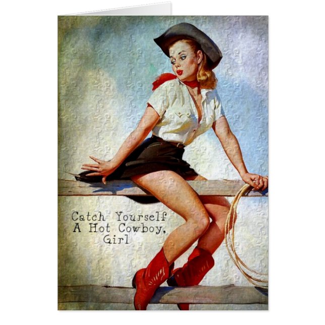 Catch Yourself a Hot Cowboy, Girl (Front)