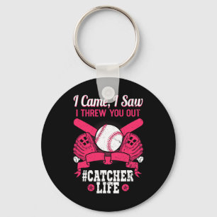 Catcher Life Softll Team Sport Player Infielder Ck Key Ring
