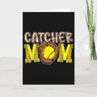 Catcher Mom Softll Catcher Mom Softll Catcher Mama Card