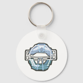Catchers Mask Key Ring