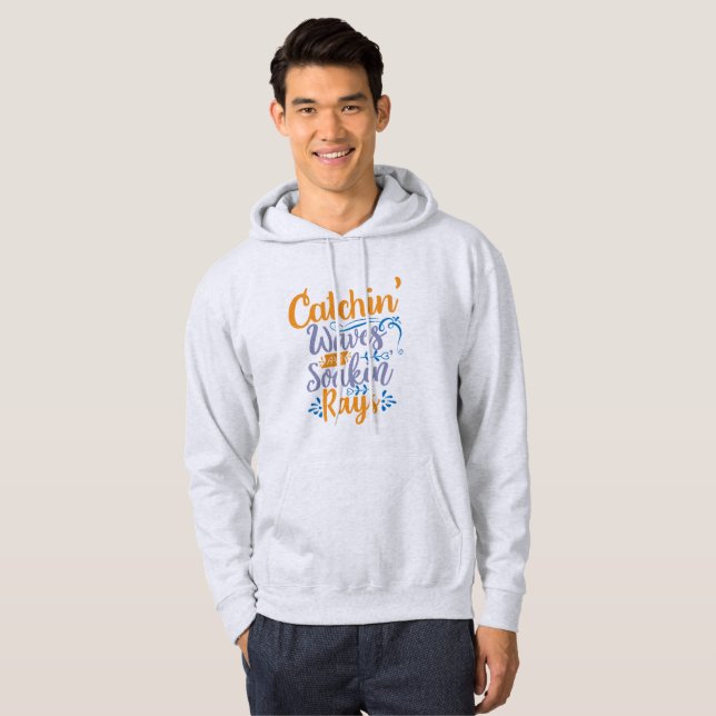 Catchin' Waves & Soakin' Hoodie (Front Full)