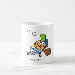 Catching A Baseball Coffee Mug
