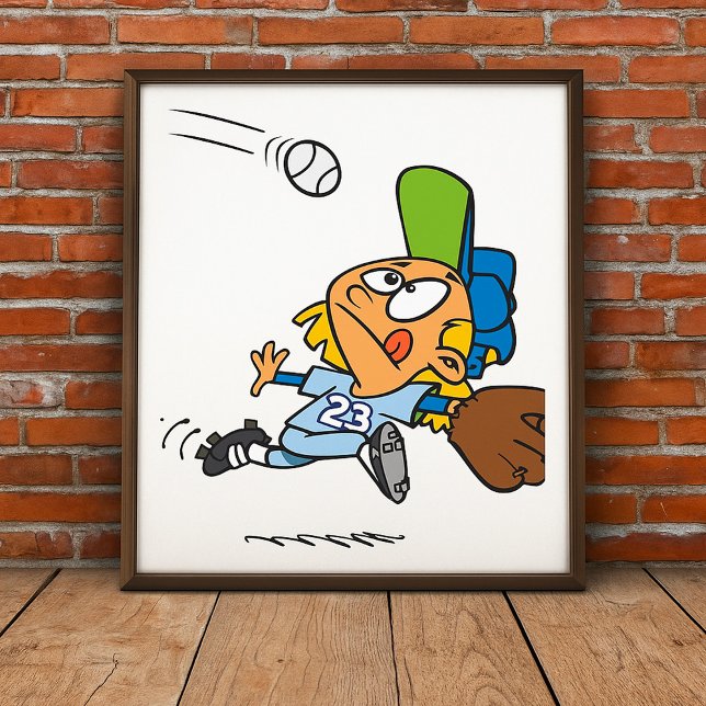 Catching A Baseball Poster (Creator Uploaded)