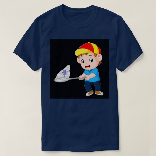Catching butterflies bugs 2 T-Shirt (Design Front)