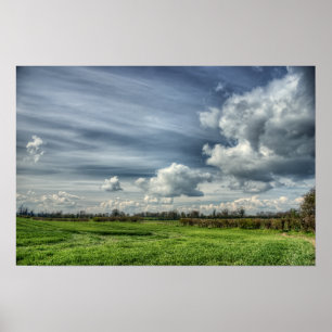 Catching Clouds (colour HDR) Poster