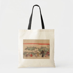 Catching Fireflies (colour woodcut) Tote Bag