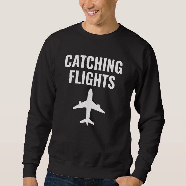 Catching Flights And Feelings Matching Couples Bae Sweatshirt (Front)