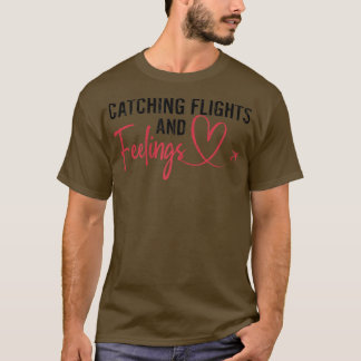 Catching Flights Funny Bride Wife Wedding Married  T-Shirt