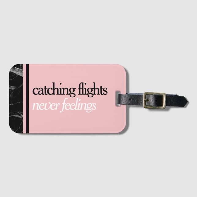 Catching Flights  Luggage Tag (Front Horizontal)