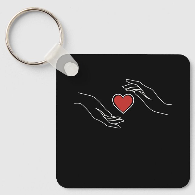 Catching Heart Key Ring (Front)