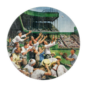 Catching Home Run Ball Cutting Board