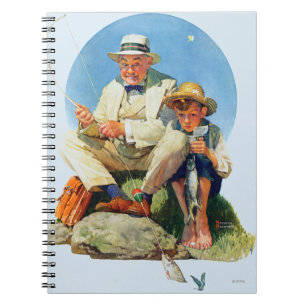 Catching the Big One Spiral Notebook