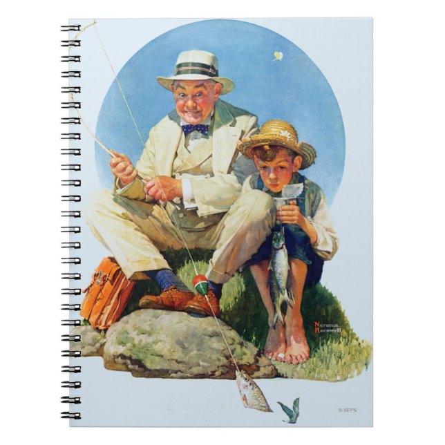 Catching the Big One Spiral Notebook (Front)