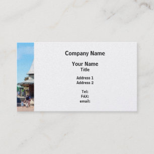 Catching the Train- Platinum Finish Business Card