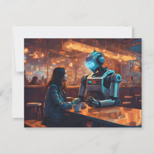 Catching Up with an Old Friend Postcard