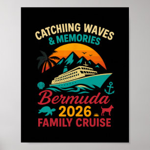 Catching Waves Memories Bermuda Family Cruise 2026 Poster