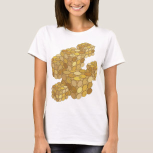 Catchy Grey ABSTRACT ART Graphic Design T-Shirt