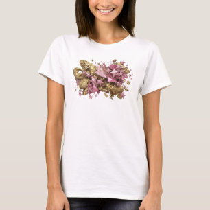 Catchy Orange ABSTRACT ART Fashion Print T-Shirt