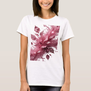 Catchy Silver FLOWERS IN WATER Quote Shirt