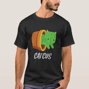 Catcus Cactus Cat Lover Thorns Plant Desert Funny  T-Shirt
