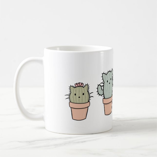 Catcus Family Mug (Left)