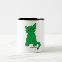 Catcus: the mug for cactus and cat fans