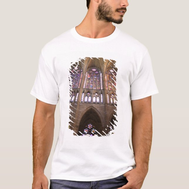 Catedral de Leon, interior stained glass windows T-Shirt (Front)