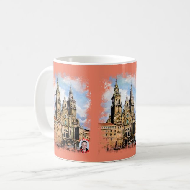 Catedral de Santiago de Compostela Coffee Mug (Front Left)