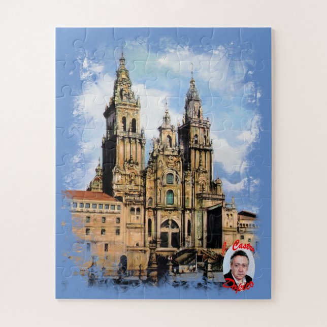 Catedral de Santiago de Compostela Jigsaw Puzzle (Vertical)