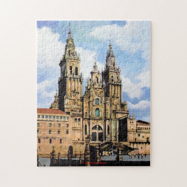 Catedral de Santiago de Compostela Jigsaw Puzzle (Vertical)