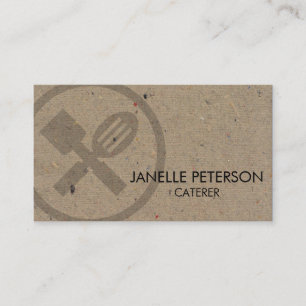 Caterer Catering Food Business Card