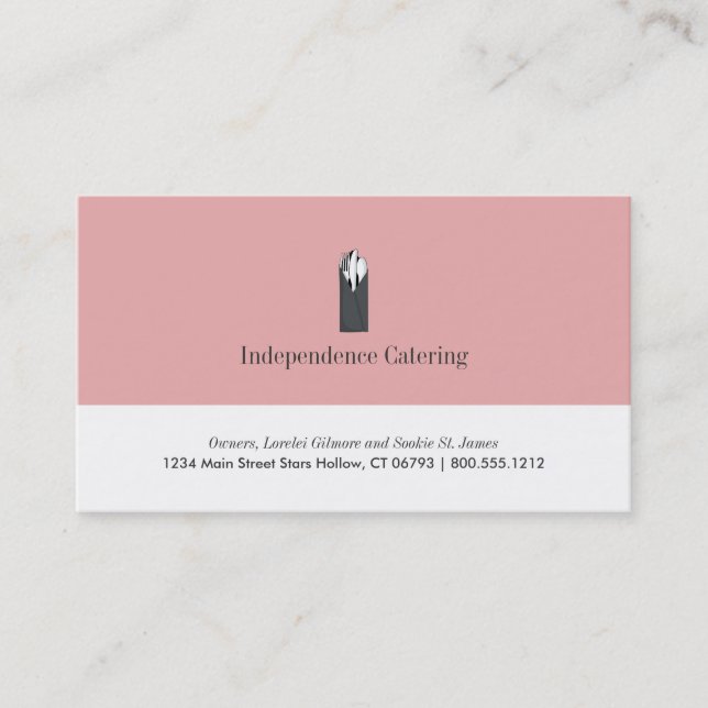 Catering Business Cards (Front)
