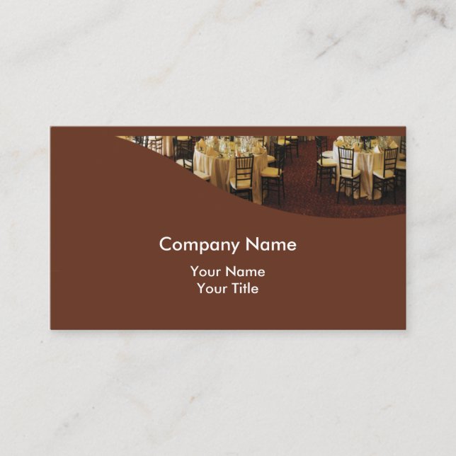 Catering Business Cards (Front)