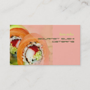 Catering business, photo template business card