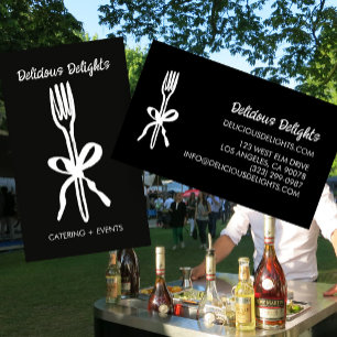 Catering Chef Event Planning Food Prep CUSTOM Business Card