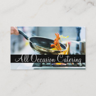 Catering Chef Wedding Planner Food Restaurant Business Card