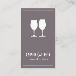 Catering Company Food Service Party Planner Business Card