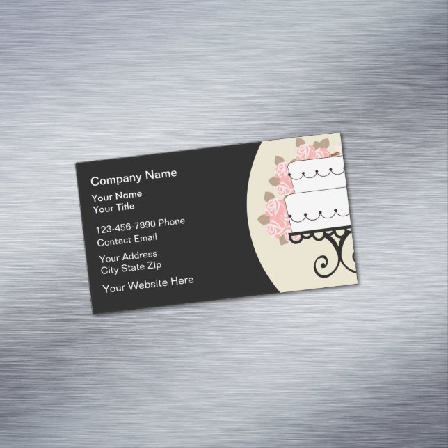 Catering Modern New Magnetic Business Cards (In Situ)