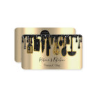 Catering Personal Chef Restaurant Drip Black Gold 