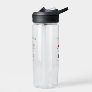 Catering services add name QR code website bakery  Water Bottle