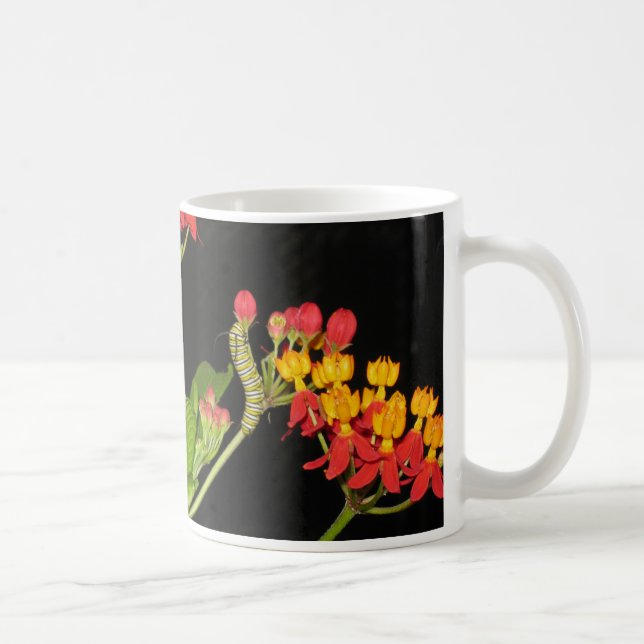 Caterpillar  11oz Mug, Art of Steven Wolf Coffee Mug (Right)