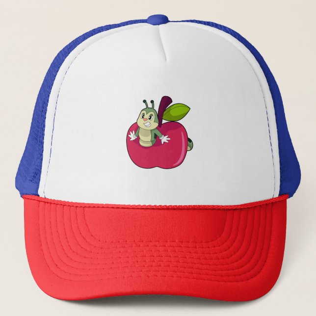 Caterpillar Apple Trucker Hat (Front)