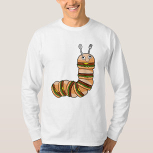 Caterpillar as Cheeseburger with Beef & Salad T-Shirt