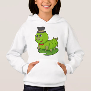 Caterpillar as Gentleman with Cylinder