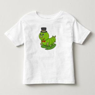 Caterpillar as Gentleman with Cylinder Toddler T-Shirt
