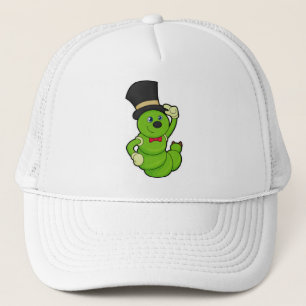 Caterpillar as Groom with Hat