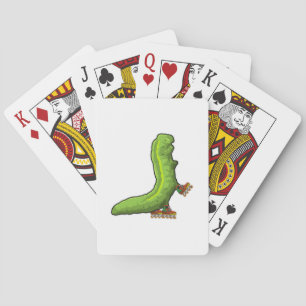 Caterpillar as Inline skater with Inline skates Playing Cards